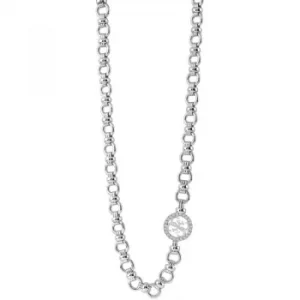 Image of Ladies Guess Un4Gettable Silver Necklace