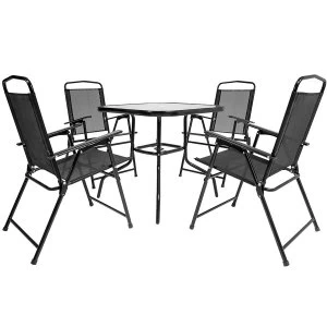 Image of Charles Bentley 5 Piece Mesh Furniture Set