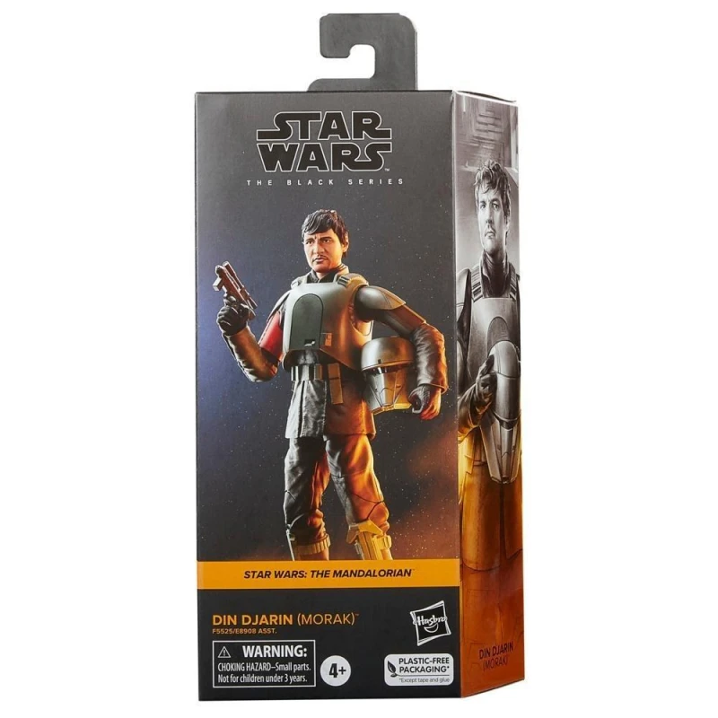 Image of Star Wars Hasbro Wars The Black Series Din Djarin (Morak) Toy Multi unisex One Size