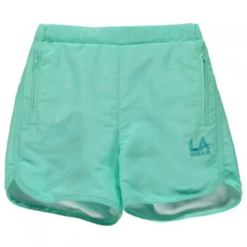 Image of LA Gear Woven Shorts Junior Girls - Light Green