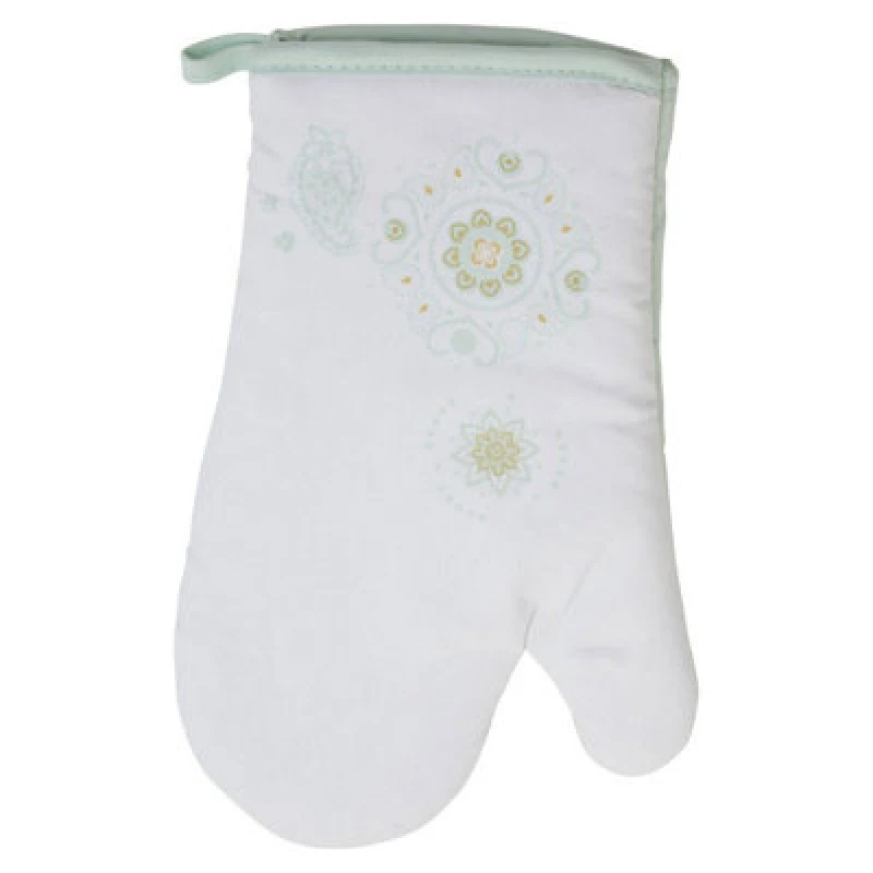 Image of Premier Housewares Paisley Spiral Single Oven Glove White
