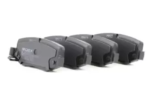 Image of RIDEX Brake pad set 402B0569 Brake pads,Brake pad set, disc brake JEEP,DODGE,COMPASS (MK49),WRANGLER III (JK),CHEROKEE (KK),Wrangler IV (JL),Nitro SUV