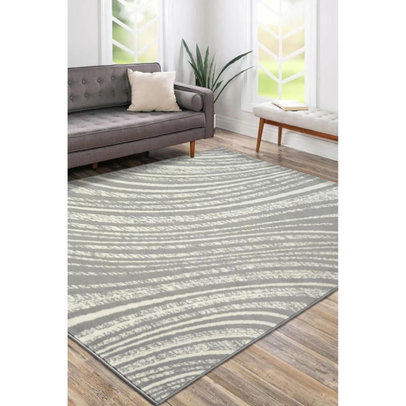 Image of Maestro Swirl Grey 120 X 170cm Rug, Grey 463935WS2212017