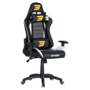 Image of BraZen Sentinel Elite PC Gaming Chair, white