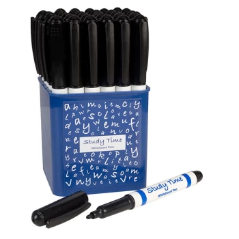 Image of Rapid Economy Black Bullet Dry Wipe Pen - Pack of 36