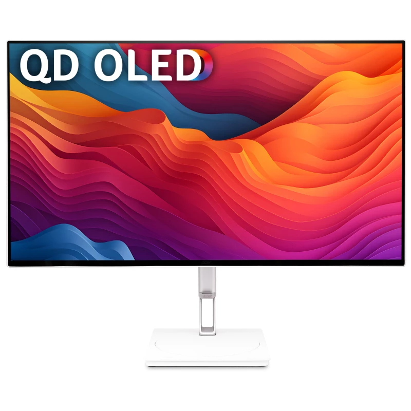 Image of Acer Acer CE270UX QD-OLED monitor - 26.5" Quad HD (2560x1440), QD-OLED, 240Hz, 0.03ms, FreeSync Premium, HDR10, white UM.GCXEE.X04