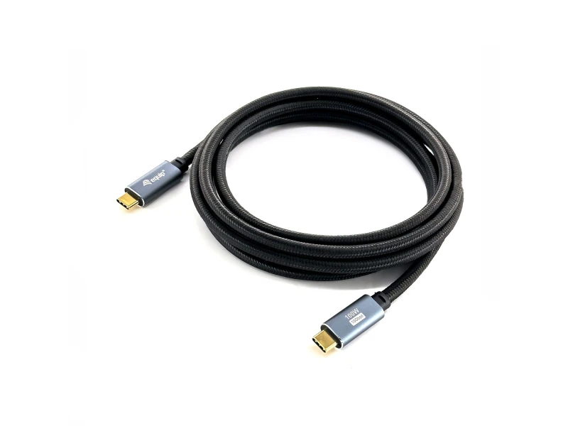 Image of Equip USB 3.2 Gen 2 C to C Cable. M/M. 2.0m. 5A. PD 100W. 4K/60Hz. 10G