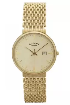 Image of Mens Rotary 9ct Gold Watch GB10900/03