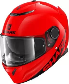 Image of Shark Spartan 1.2 Blank Red Gloss L