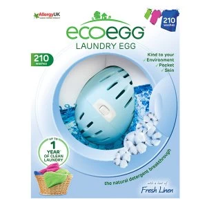 Image of Ecoegg 210-Wash Soft Cotton Laundry Egg