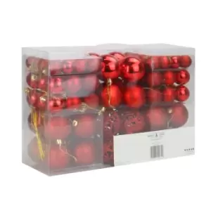 Image of 100pc Baubles Pack Pukkr Red