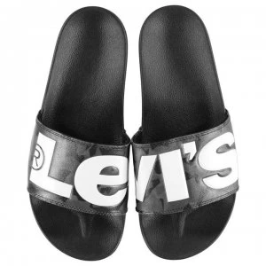 Image of Levis June Sliders - Dull Grey