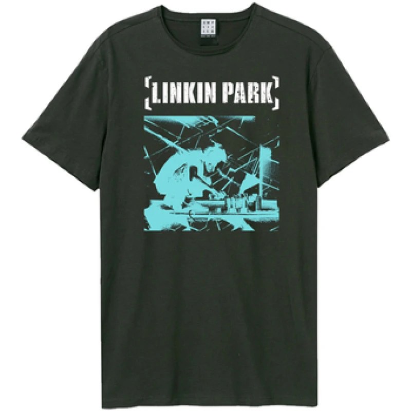 Image of Amplified Amplified Men Meteora Xray Linkin Park T-Shirt in Charcoal Size: X-Small Charcoal XS Male 5063703944168