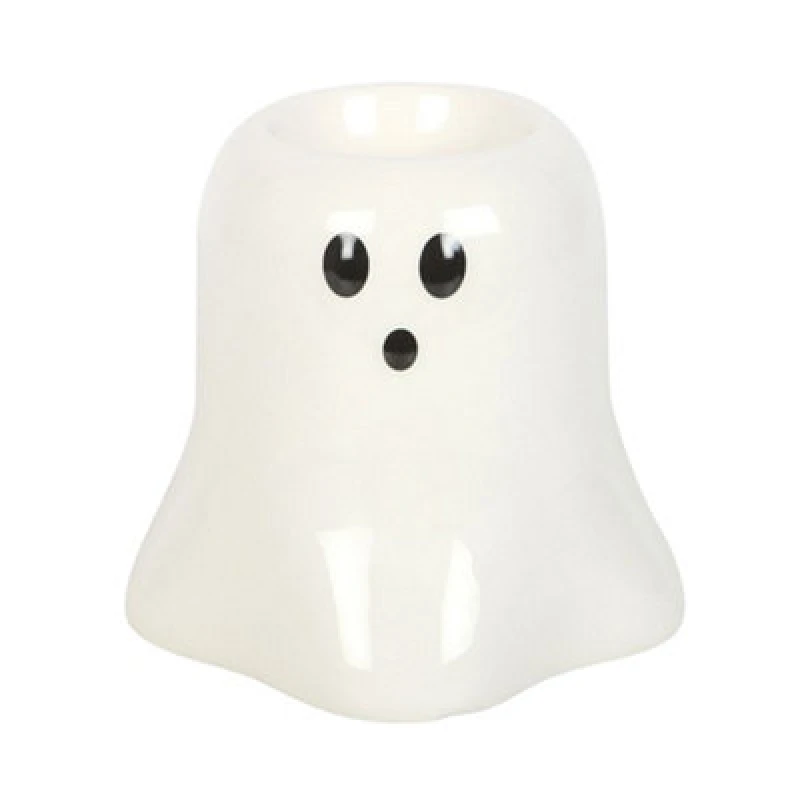 Image of Something Different Something Different Hey Boo Ghost Oil Burner in White White One Size Unisex 5063750840628