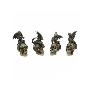 Image of Mind Machines (Set Of 4) Skulls