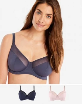 Image of Dorina Curves 2Pack Spencer Full Cup Bra