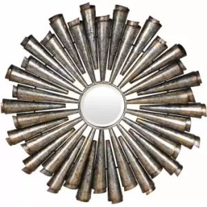 Image of Tribeca Silver Wall Mirror - Premier Housewares