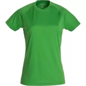 Image of Clique Womens/Ladies Premium Active T-Shirt (L) (Apple Green)
