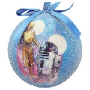 Image of Star Wars Christmas Bauble - C 3PO and R2 D2