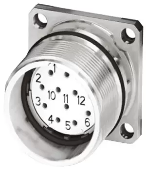 Image of Phoenix Contact Bulkhead Mount Connector, 19 Contacts, M23 Connector