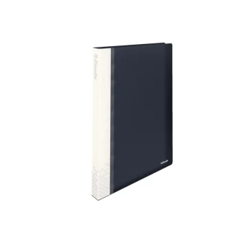Image of VIVIDA Display Book rigid, translucent, 40 pockets, 80 sheet capacity, A4, Black - Outer carton of 6