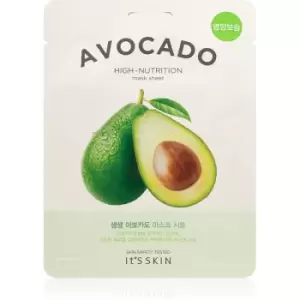 Image of It's Skin The Fresh Mask Avocado Extra Hydrating and Nourishing Sheet Mask 21 g