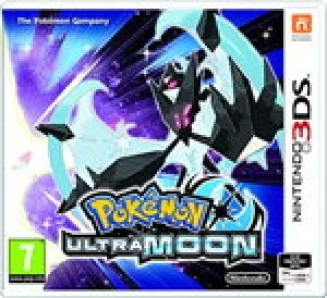 Image of Pokemon Ultra Moon with Pokemon Pin Badge Nintendo 3DS Game