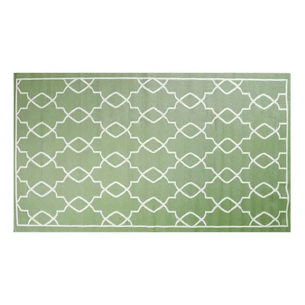 Image of Streetwize Vintage Outdoor Rug (Cream/White) - 120cm x 180cm - Green M