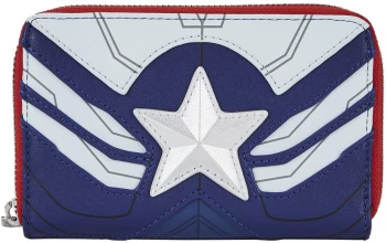Image of Falcon and the Winter Soldier Loungefly - Captain America Cosplay Wallet multicolor
