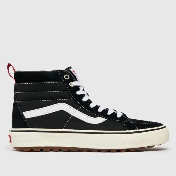 Image of Vans sk8-hi mte-1 trainers in Black & white Black/White UK 6 (EU 39)
