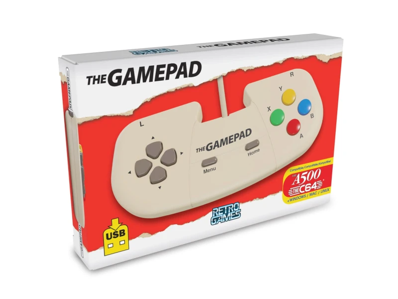 Image of The A500 Mini Joypad (Cream Colour) The Gamepad - Cream