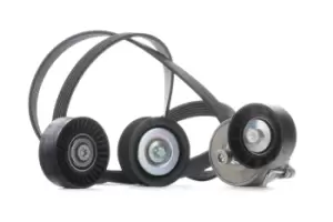 Image of GATES V-ribbed belt set FIAT,SUZUKI K026PK1390 Serpentine belt kit,Auxiliary belt kit,Poly V-belt kit,V-ribbed belt kit