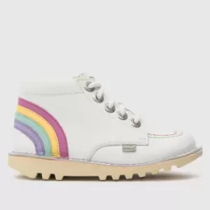 Image of Kickers Multi Hi Rainbow Girls Toddler Boots