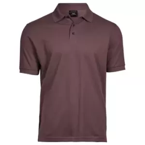 Image of Tee Jays Mens Luxury Stretch Short Sleeve Polo Shirt (M) (Grape)