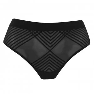 Image of Nancy Ganz Body Perfection Thong - Black