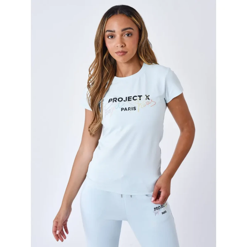 Image of Project X Paris Womens T-Shirt Project X Paris Blanc Female XS F221119_IB