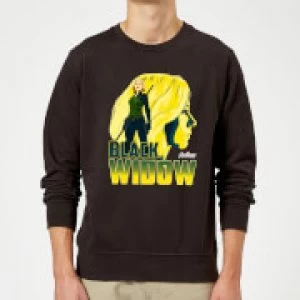 Image of Avengers Black Widow Sweatshirt - Black - XL