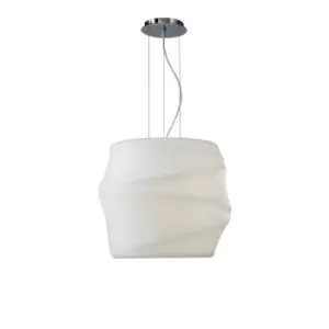 Image of Bambu Pendant E27 Outdoor IP44, Opal White