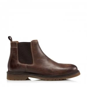 Image of Dune London Claptonn Chunky Sole Chelsea Boots - Brown