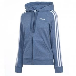 Image of adidas Zip Fleece Track Top Hoodie - Tech Ink