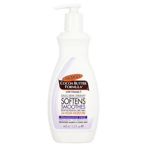 Image of Palmers Cocoa Butter Fragrance Free Lotion 400ml