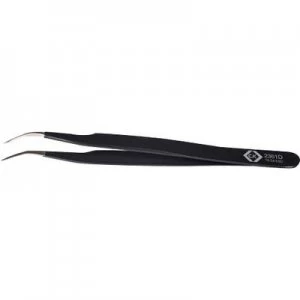 Image of C.K. T2361D SD tweezers 7a SA-ESD Pointed, curved, fine 120 mm