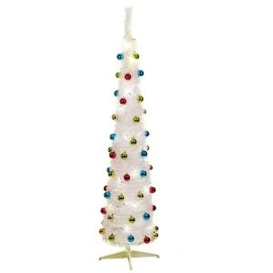 Image of 6ft Pop Up Christmas Tree - White