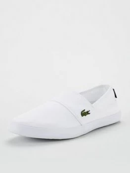 Image of Lacoste Marice Canvas Slip On Trainers
