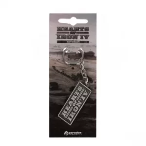 Image of Hearts of Iron IV Metal Keychain Logo