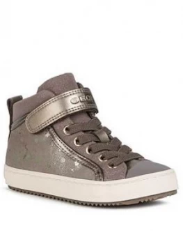 Image of Geox Girls Kalispera High Top Trainer - Beige