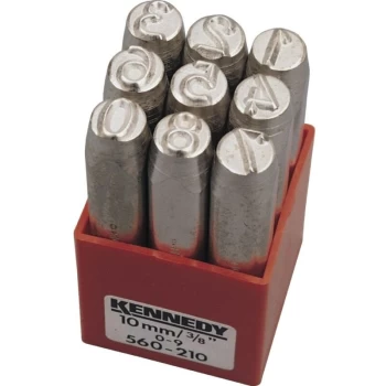 Image of 10.0MM (Set of 9) Figure Punches - Kennedy