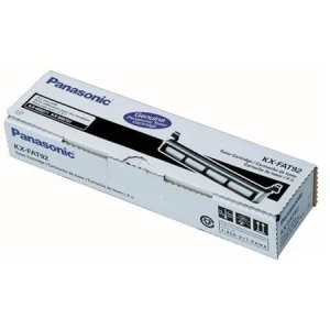 Image of Panasonic KXFAT92X Black Laser Toner Ink Cartridge