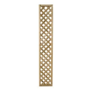 Image of Pressure treated Trellis panel (W)0.3m (H)1.8m Pack of 4