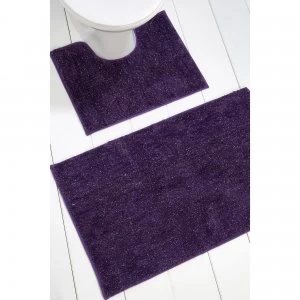 Image of Shiny Microfiber 2 Piece Bath Set